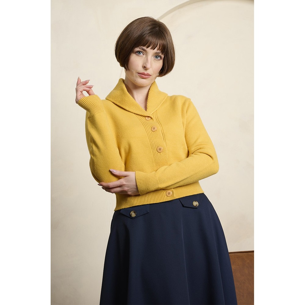 Banned - Violet Cardigan - Yellow